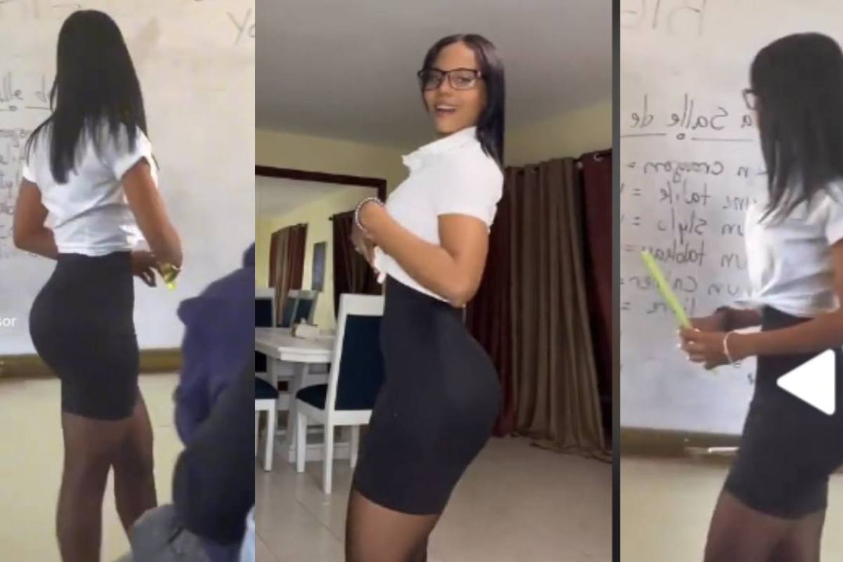 Filtran otros videos de la maestra de inglés que se viralizó en redes