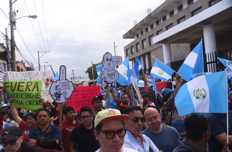 manifestación elecciones gt | 