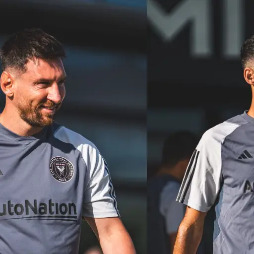 Messi busquets entreno Inter Miami (1) ,