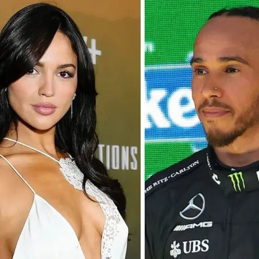 eiza gonzalez lewis hamilton ,