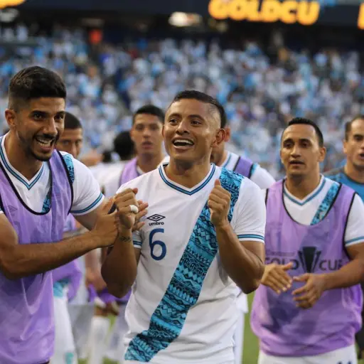 Celebración de Carlos Mejía ante Guadalupe en la Copa Oro 2023 - FFG