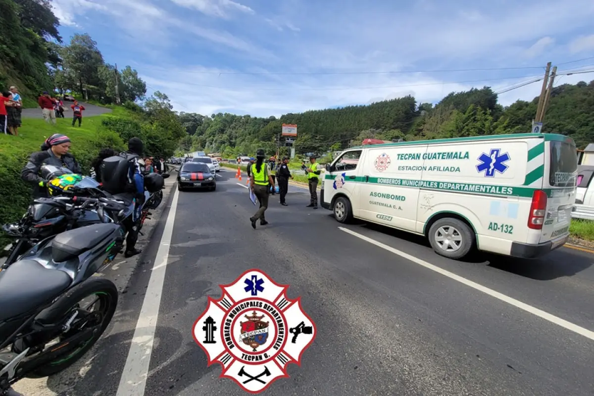 Foto  Bomberos Municipales Departamentales de Tecpán