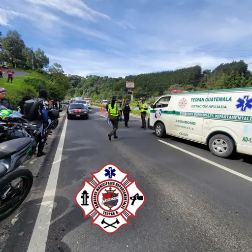 Foto  Bomberos Municipales Departamentales de Tecpán