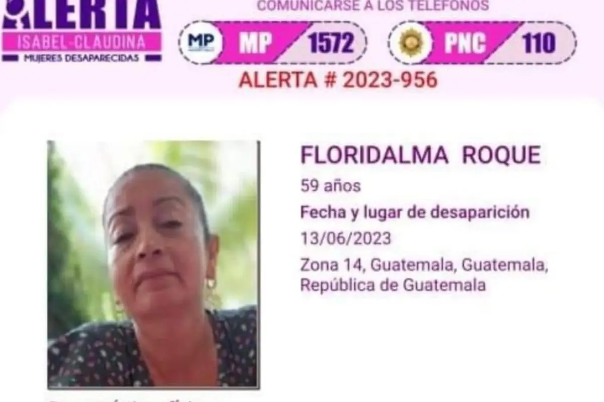 floridalma-roque-desaparecida-emisoras-unidas, 