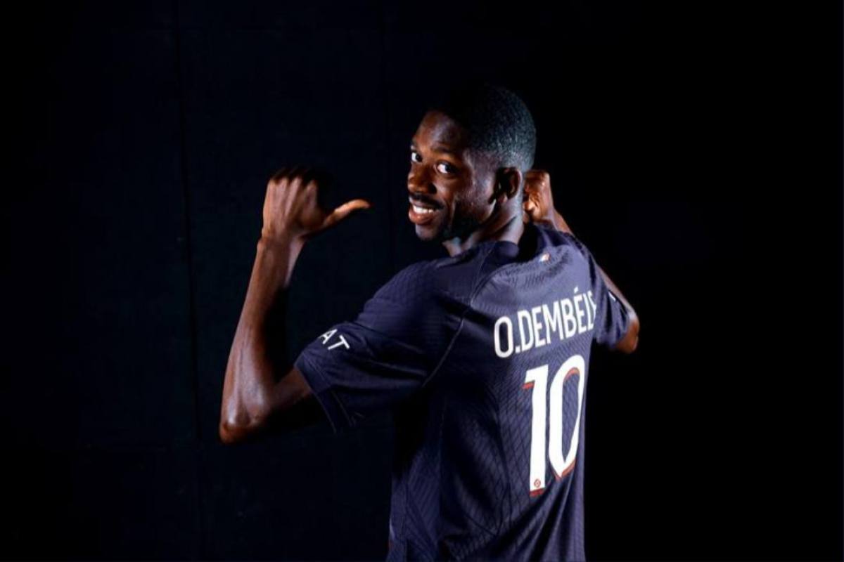Ousmane Dembélé hereda el '10' de Neymar en el PSG
