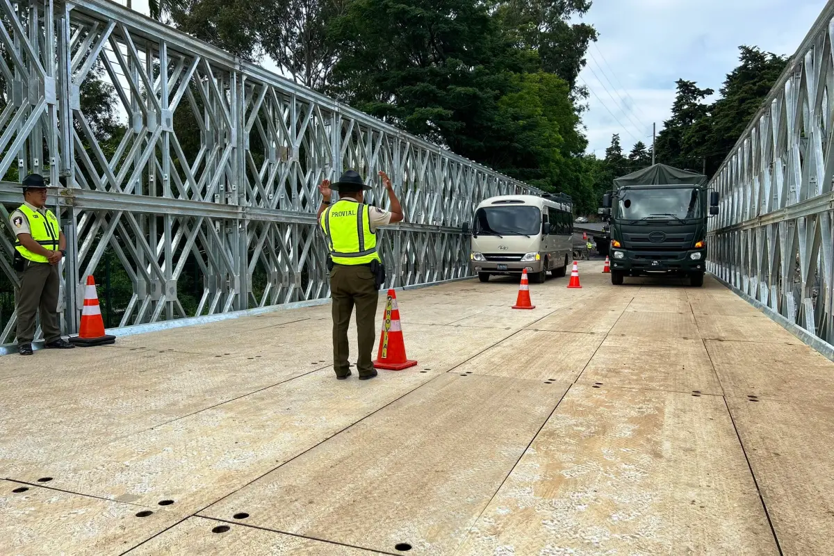 Las tareas consistirán en retirar la estructura del puente modular, para construir un nuevo. Foto de archivo. 