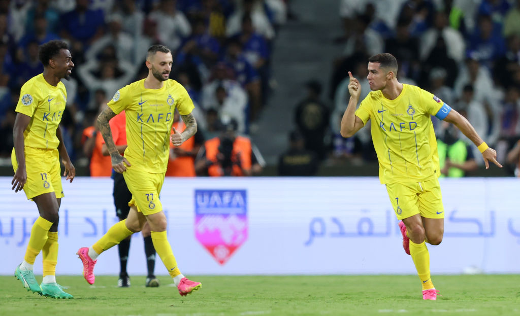 Celebración de Cristiano Ronaldo ante Al Hilal | 