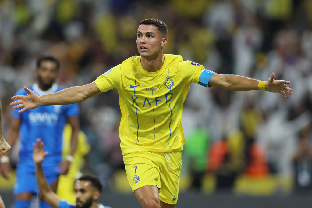 Celebración de Cristiano Ronaldo ante Al Hilal | 