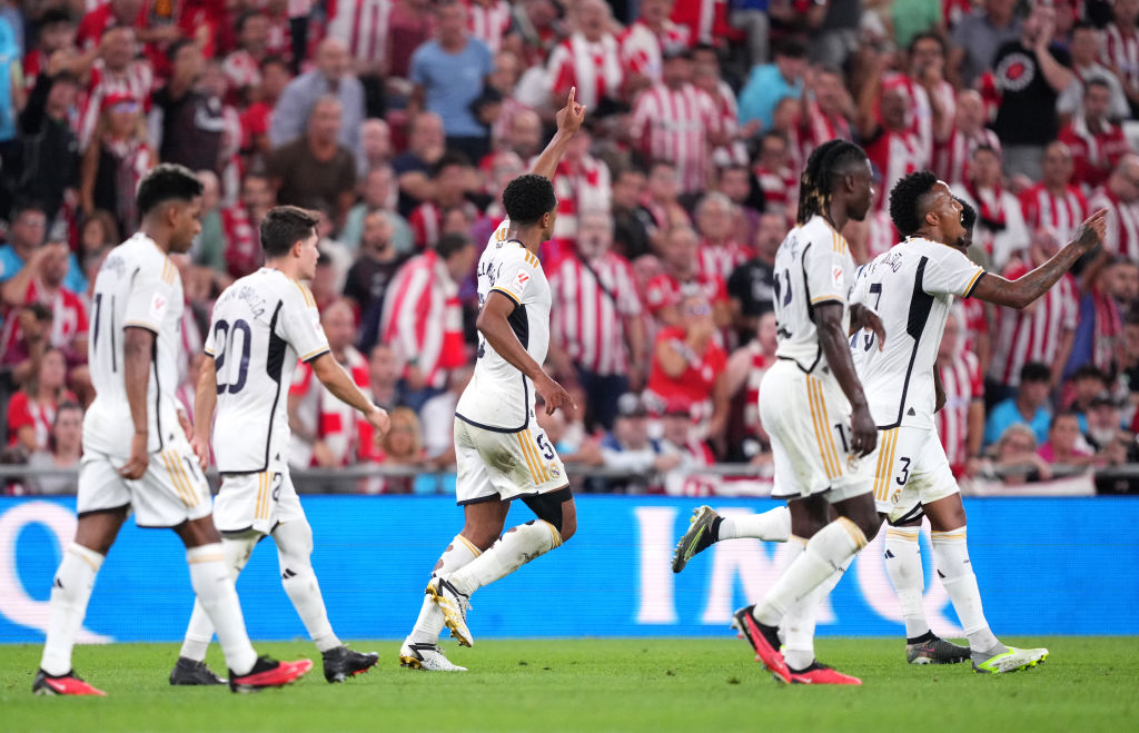 Celebración del Real Madrid ante el Athletic Club | 