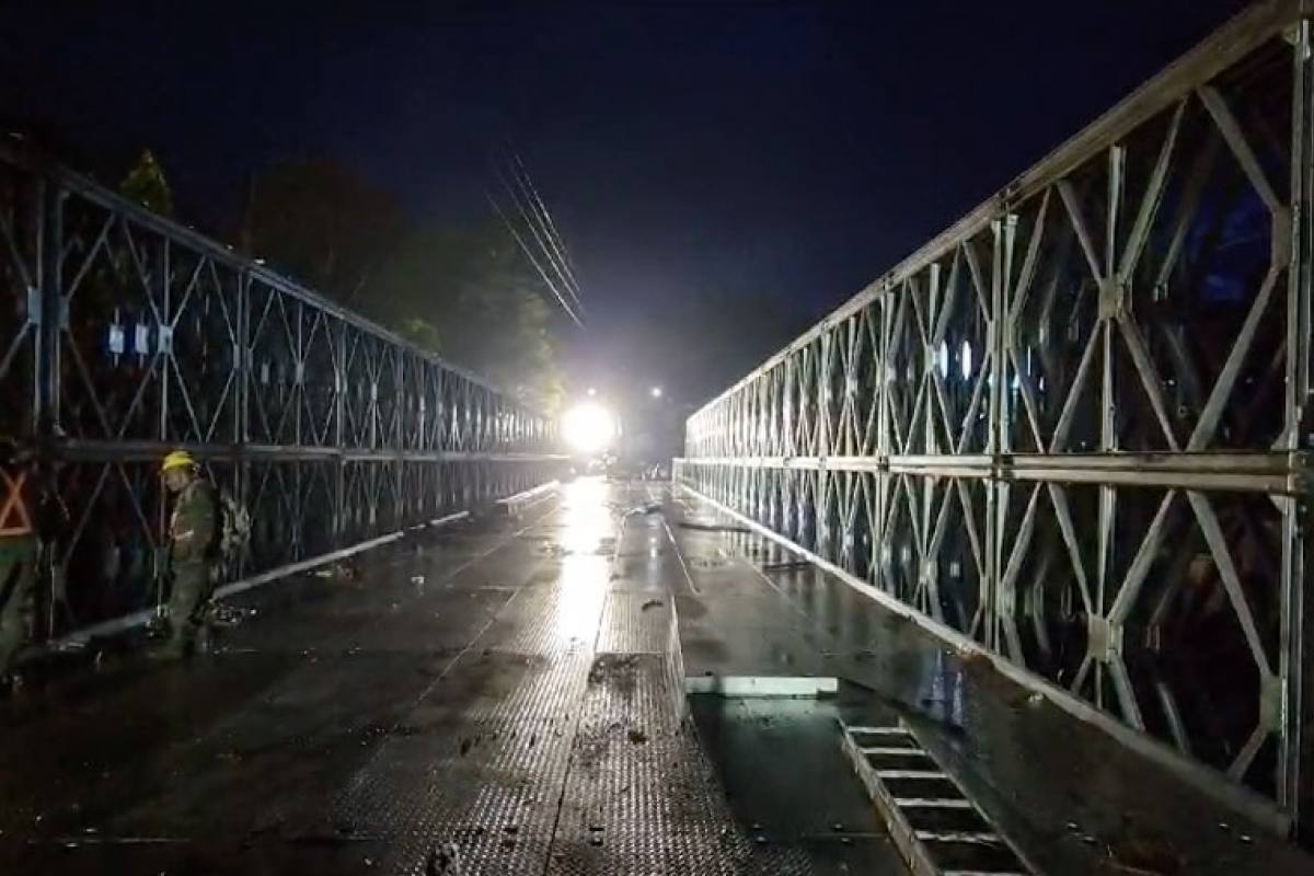 Anuncian cierres en la ruta al Pacífico por construcción de puente