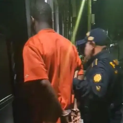 Presunto prestamista colombiano capturado en Sacatepéquez. Foto: PNC