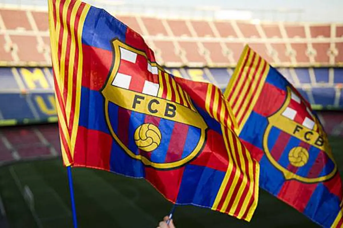 Banderas del FC Barcelona - Archivo