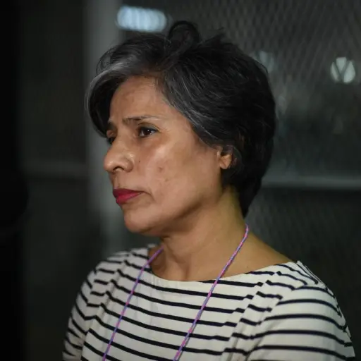 La abogada Claudia González enfrenta juicio en Guatemala. Foto: Edwin Bercián/EU