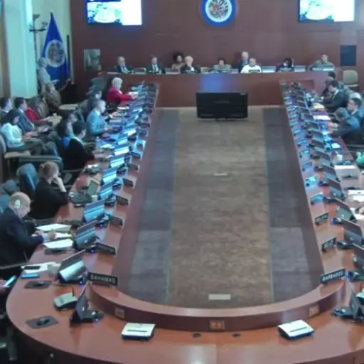 Reunión del Consejo Permanente de la OEA.