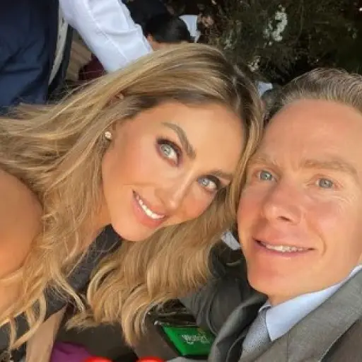 anahi y su esposo ,