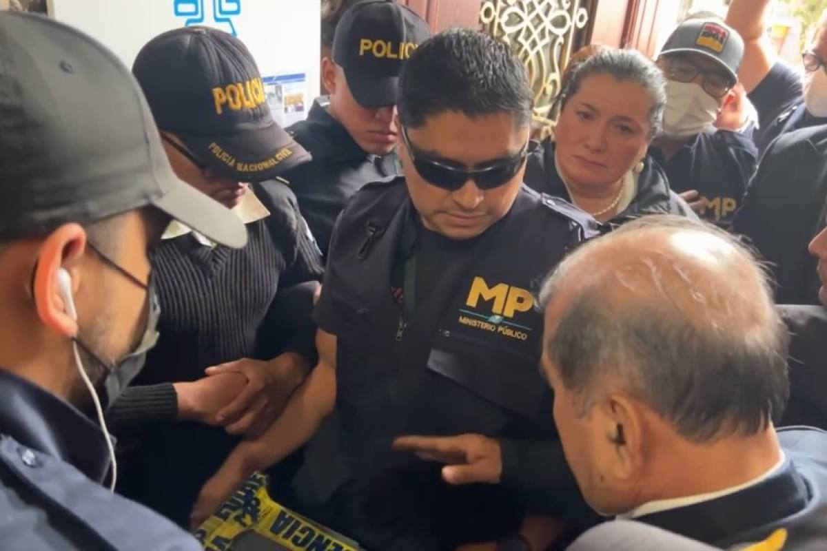 MP secuestra actas electorales de sede del TSE