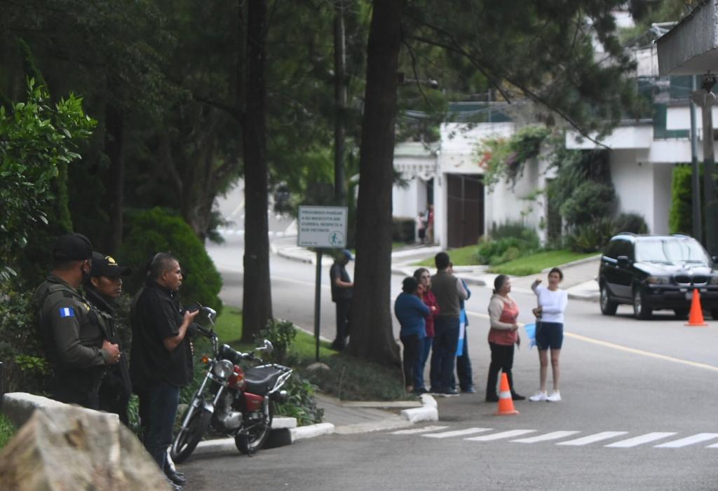 5- manifestación casa alejandro giammattei | 