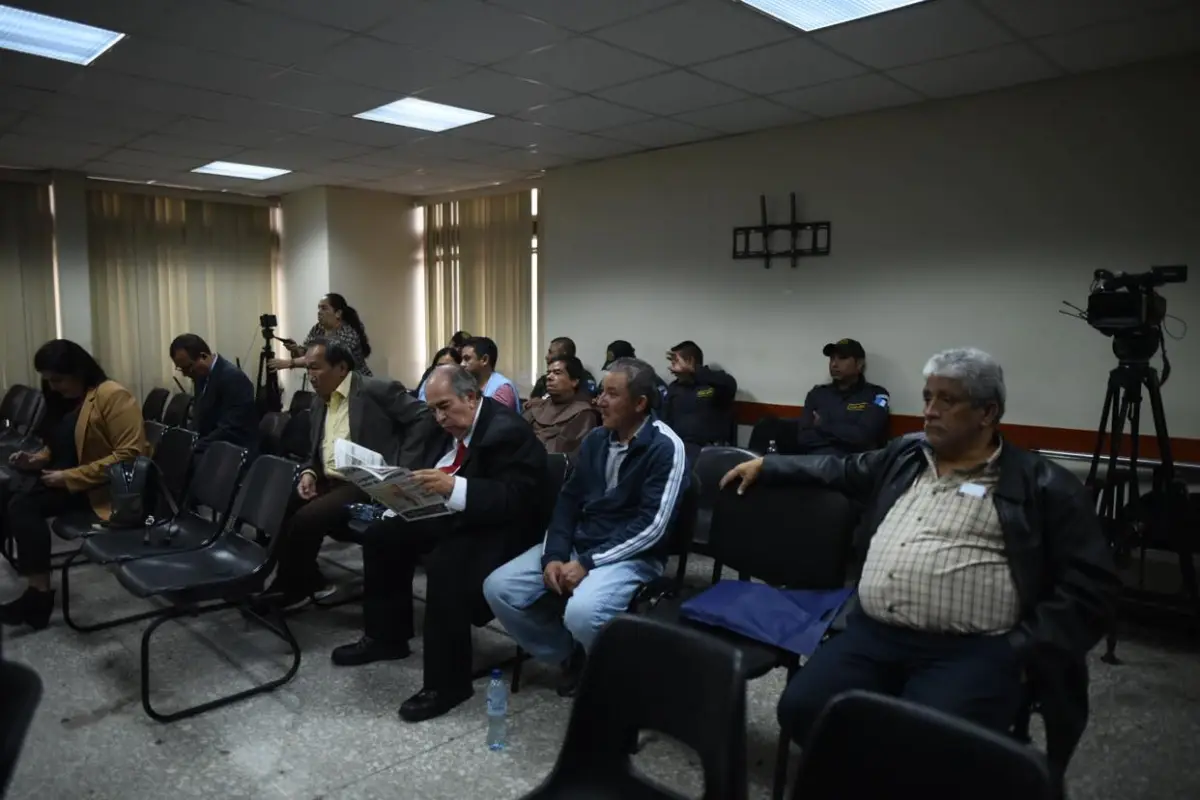 Algunos de los sindicados en el caso Toma de la Usac. Foto de archivo: Edwin Bercián/EU