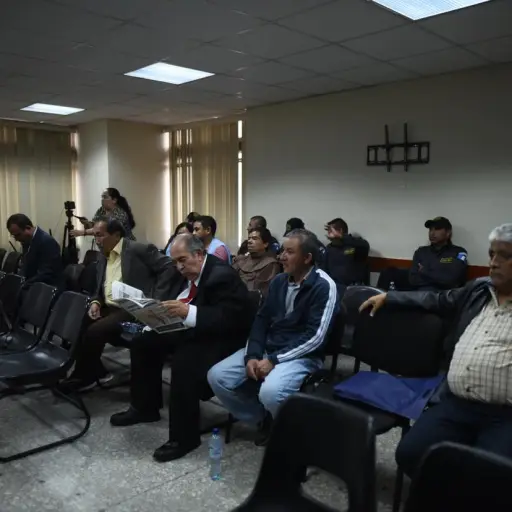 Algunos de los sindicados en el caso Toma de la Usac. Foto de archivo: Edwin Bercián/EU