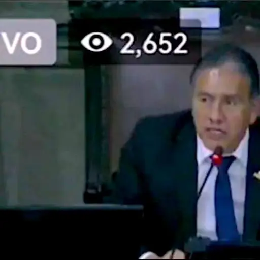 Captura de pantalla Facebook live/Congreso.