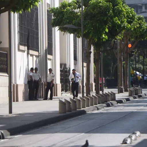 Liberan paso peatonal frente a Casa Presidencial enero 2024 ,