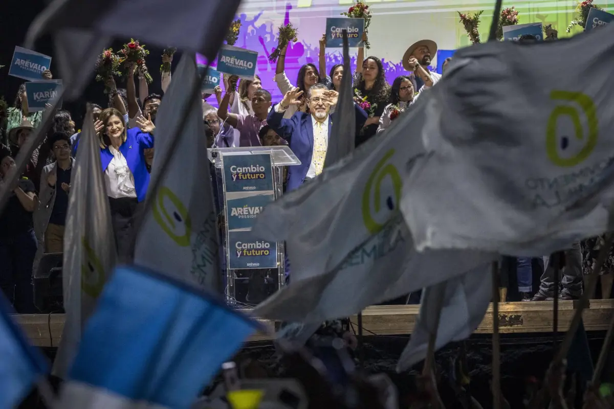 El presidente electo de Guatemala, Bernardo Arévalo, del Movimiento Semilla, en una fotografía de archivo. Foto: EFE