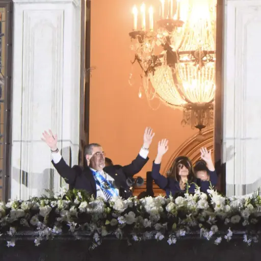 Bernardo Arevalo dicurso Plaza enero 2024 ,