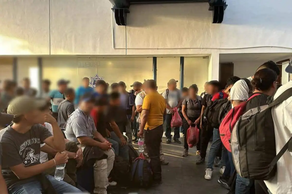 Migrantes detenidos en Veracruz, 