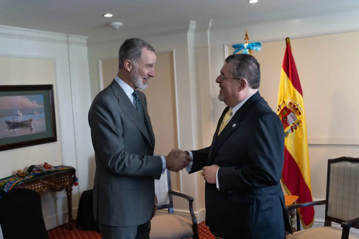 Bernardo Arevalo se reún con Su Majestad el Rey Felipe VI de España enero 2024, 