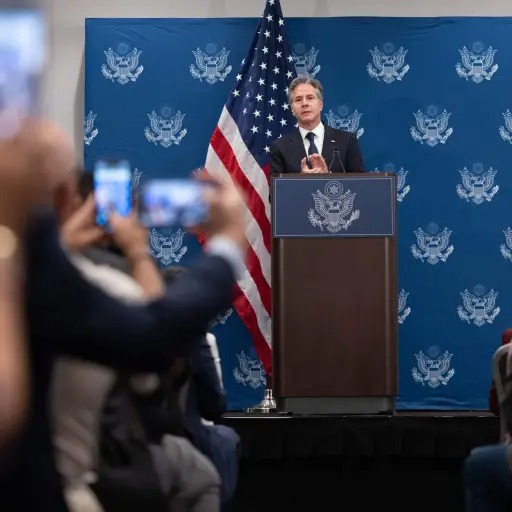 Antony Blinken Bernardo Arevalo enero 2024 ,