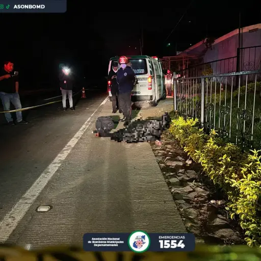 Persona atropellada durante la noche en la ruta a Milpas Altas ,