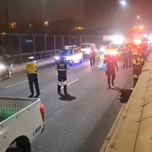 atropellado en puente Incienso ,