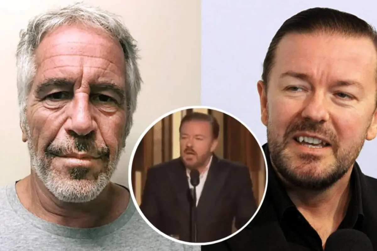 Ricky Gervais Jeffrey Epstein, 