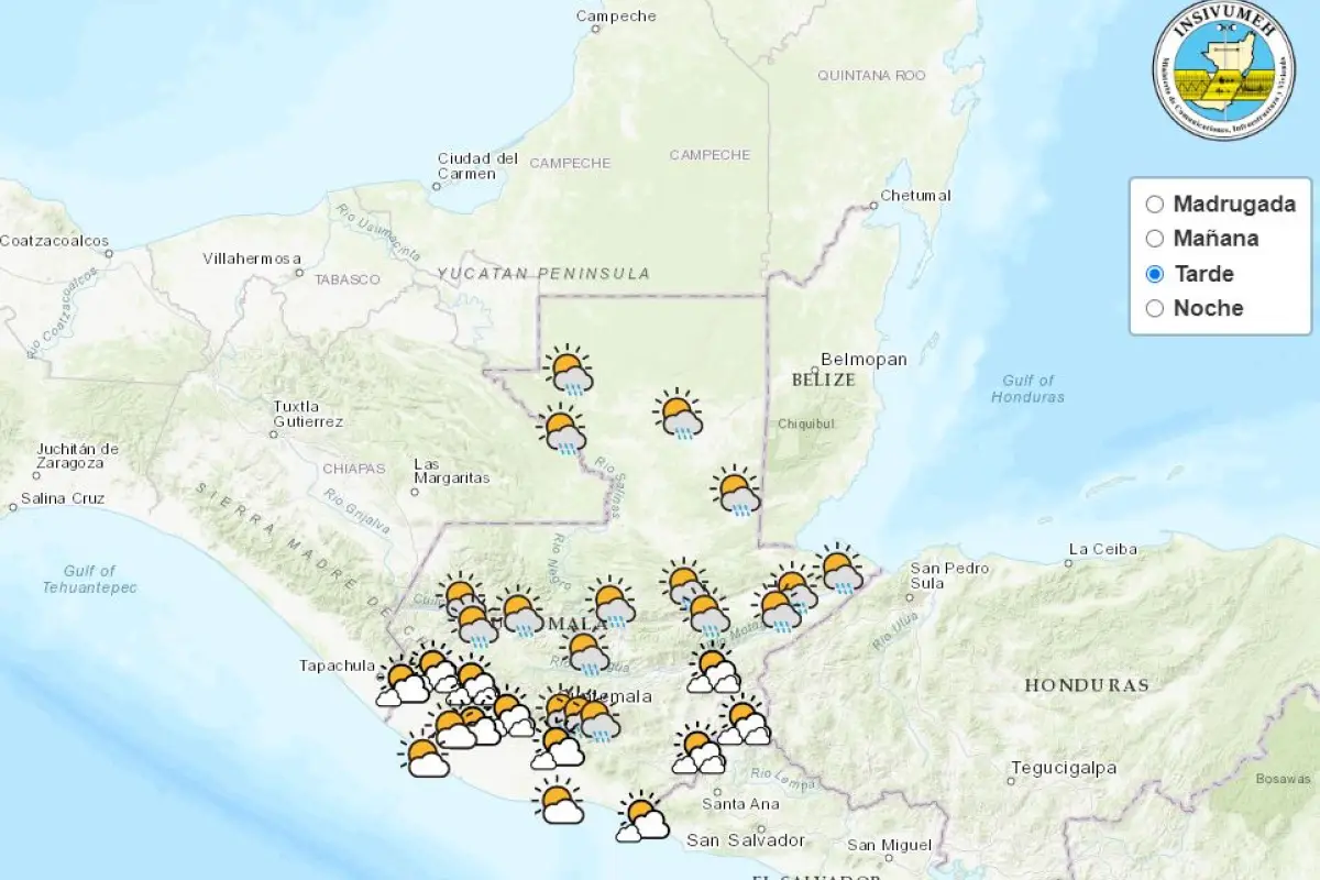 Condiciones del clima en GT, 