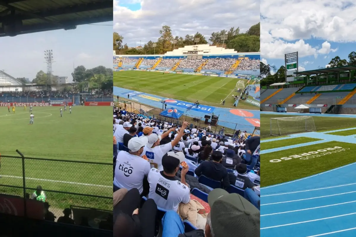 Los tres estadios de Comunicaciones para el Torneo Clausura 2024, 