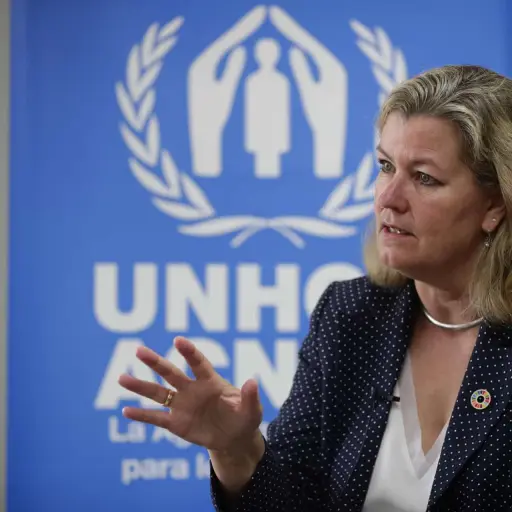 La Alta Comisionada Adjunta para los Refugiados (ACNUR), Kelly Clements, en una fotografía de archivo. Foto: EFE