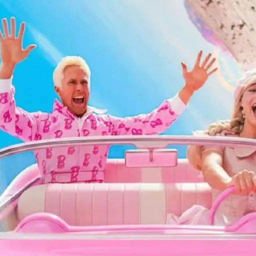 Margot Robbie Ryan Gosling Barbie ,