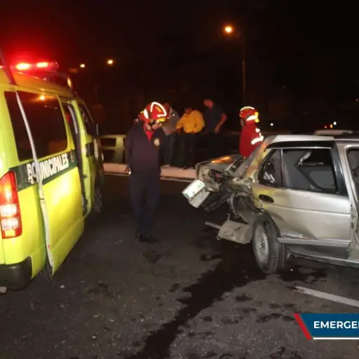 Accidente en el bulevar LIberación ,