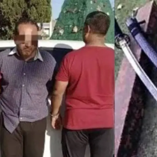 hombre-mato-a-su-mama-y-a-su-hermana-con-arma-samurai ,