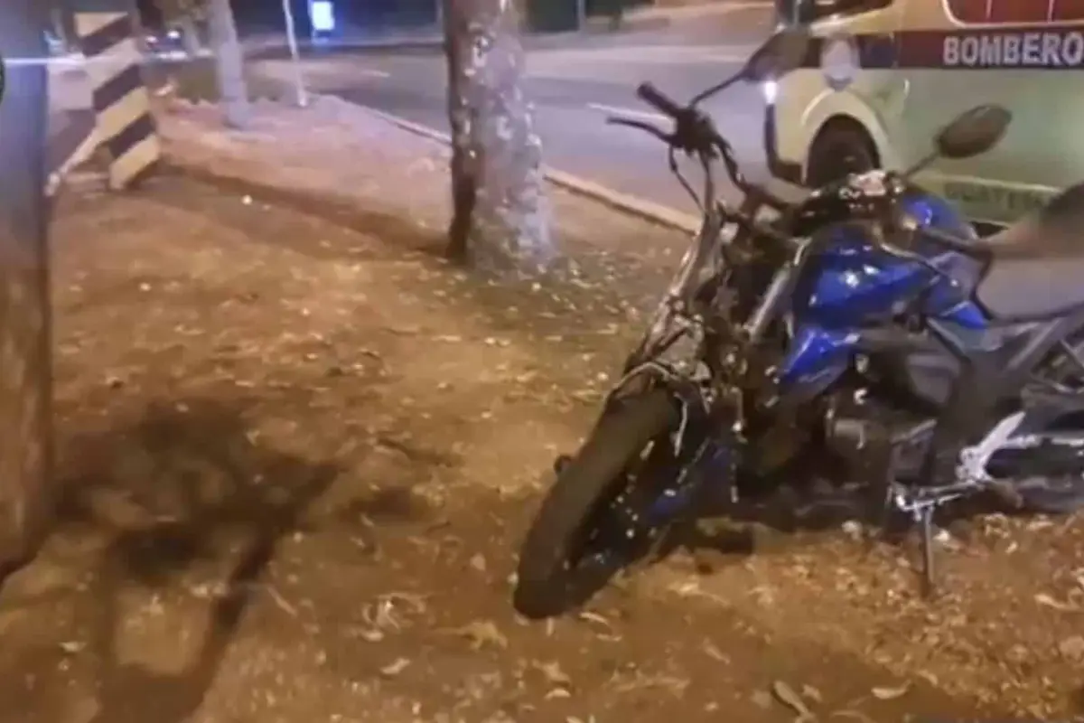 accidente de motoicleta con motorista fallecido en zona 12, 