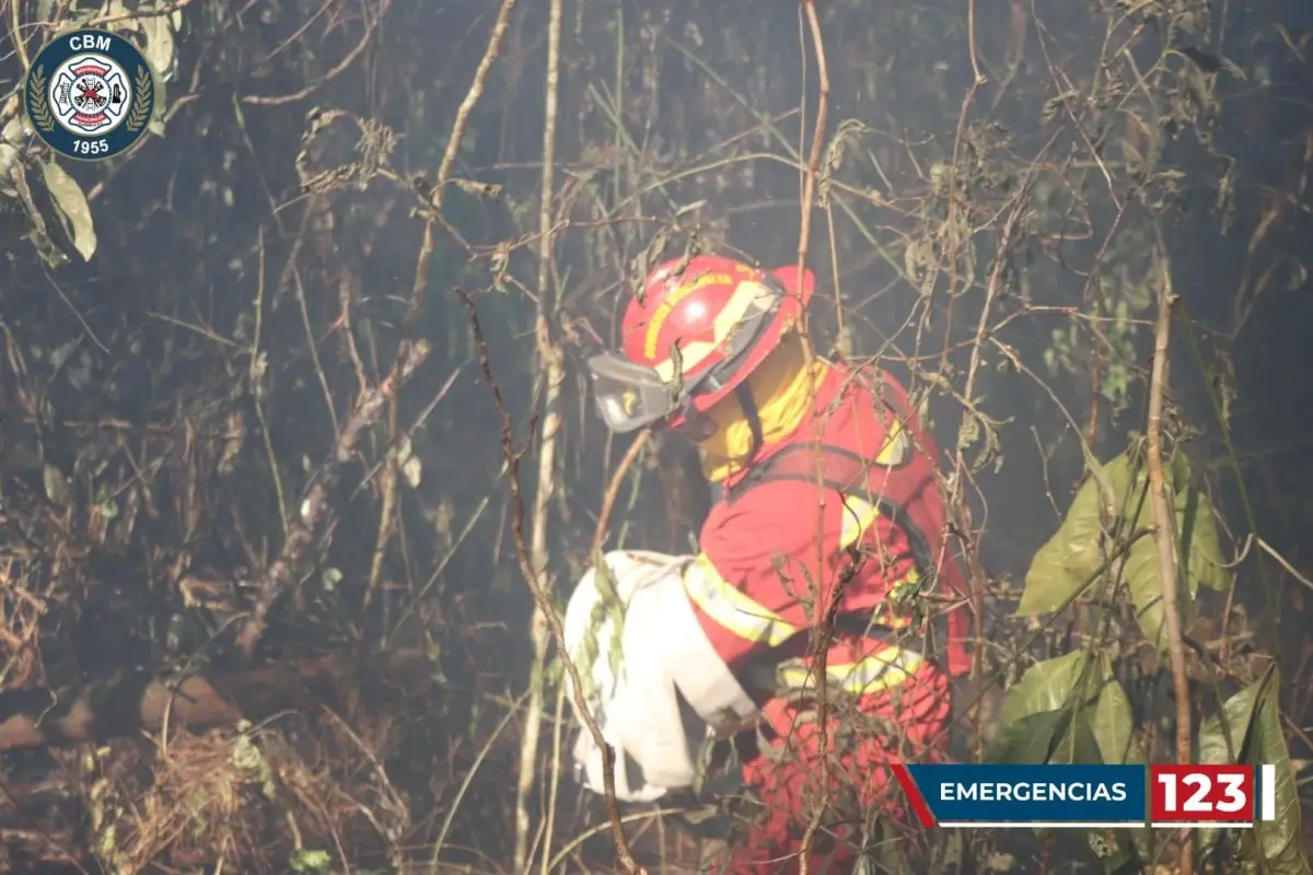 Tres incendios fueron reportados en San Marcos y Guatemala, 