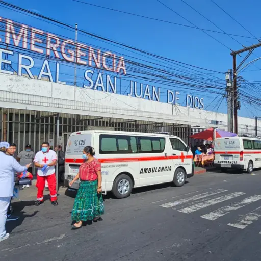 traslado de pacientes del san juan de Dios ,