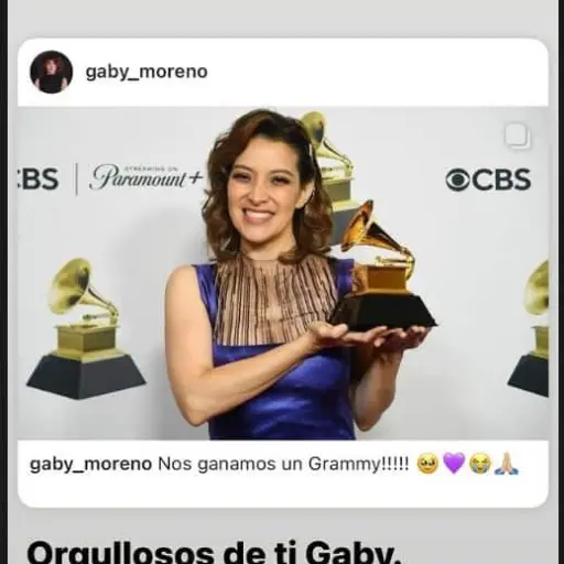 La cantante guatemalteca Gaby Moreno posee tres galardones en los Premios Grammy. ,Archivo.