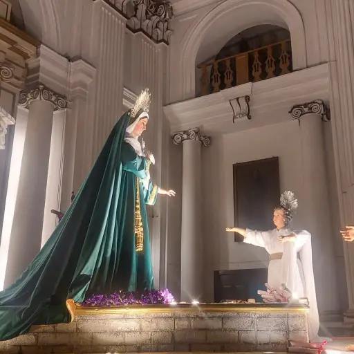 Procesión del templo histórico segundo domingo de cuaresma 002 ,