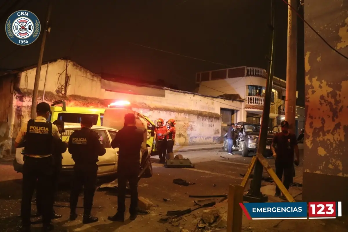 Accidente con saldo de un fallecido en la zona 1, 