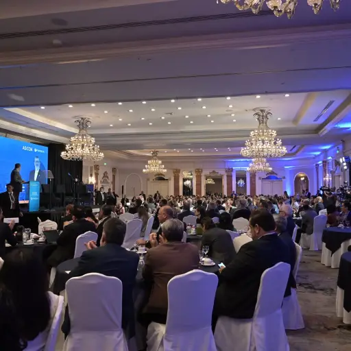 El presidente Bernardo Arévalo participó en la conferencia del Consejo de las Américas. Foto: Gobierno