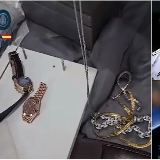 Detienen a seis ladrones que robaban casas de futbolistas en Madrid ,