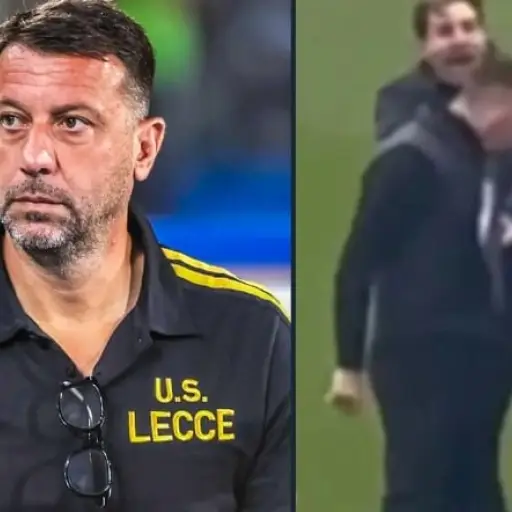 El Club Lecce de Italia ha tomado la decisión de destituir a su técnico, Roberto D'Aversa, tras agredir a un jugador rival del Hellas Verona. ,