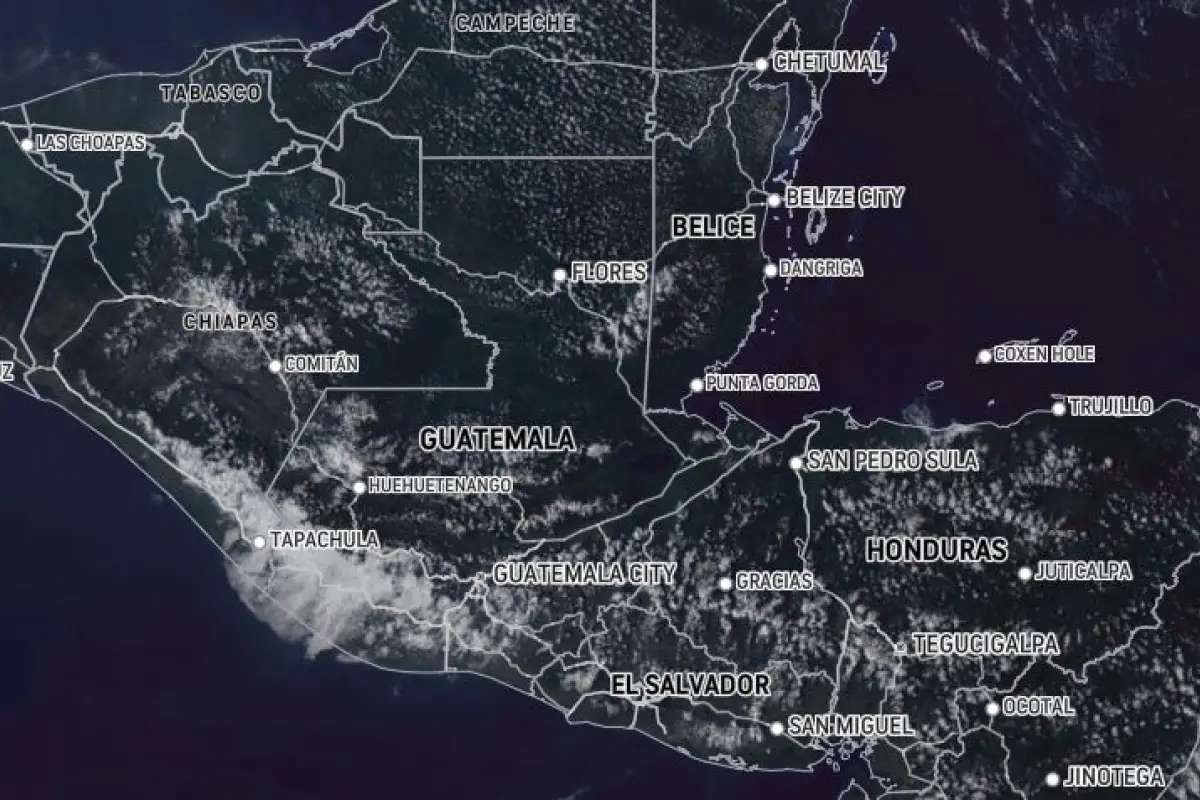 Mapa de Guatemala y clima3-3-2024, 