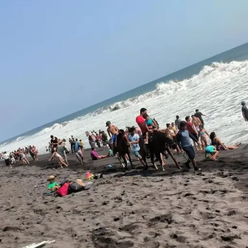 Playa de Champerico en Semana Santa 2024 ,